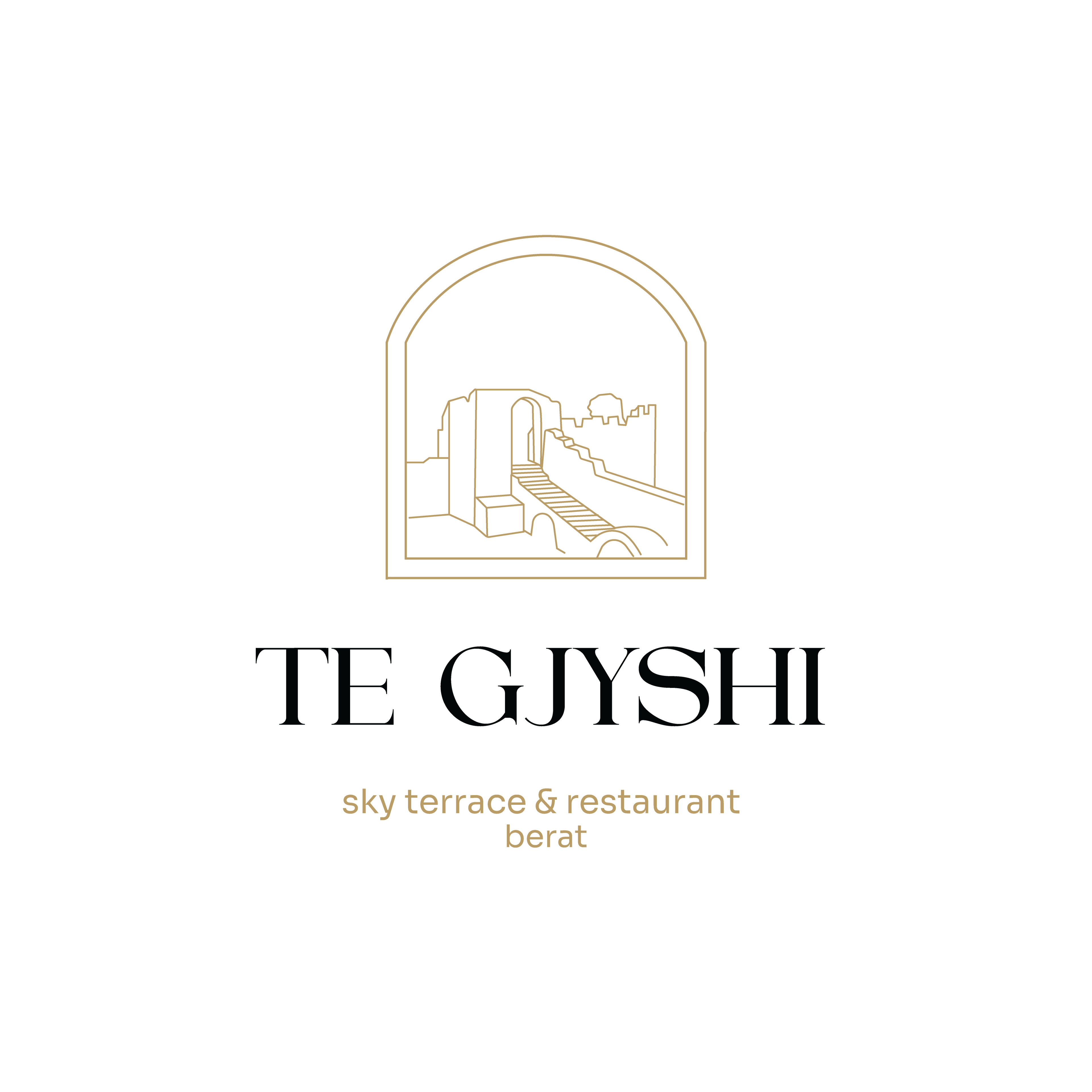 Te Gjyshi Restaurant logo designed by DuaDev
